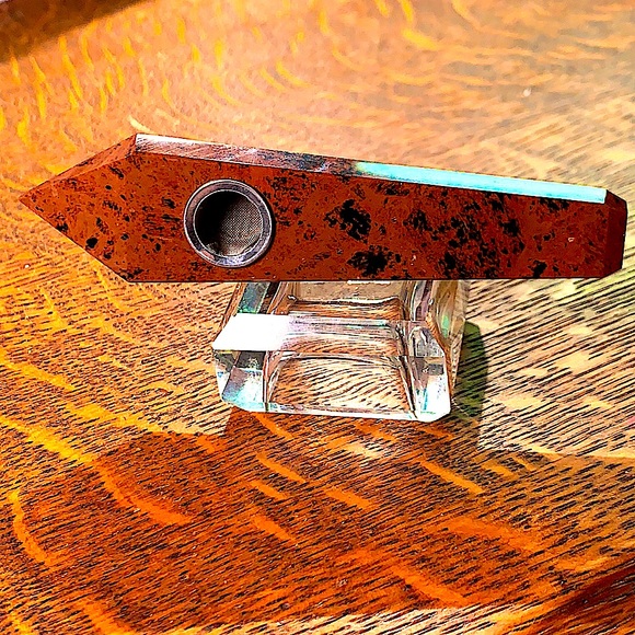 MAHOGANY OBSIDIAN POINT HERBAL - Picture 2 of 7